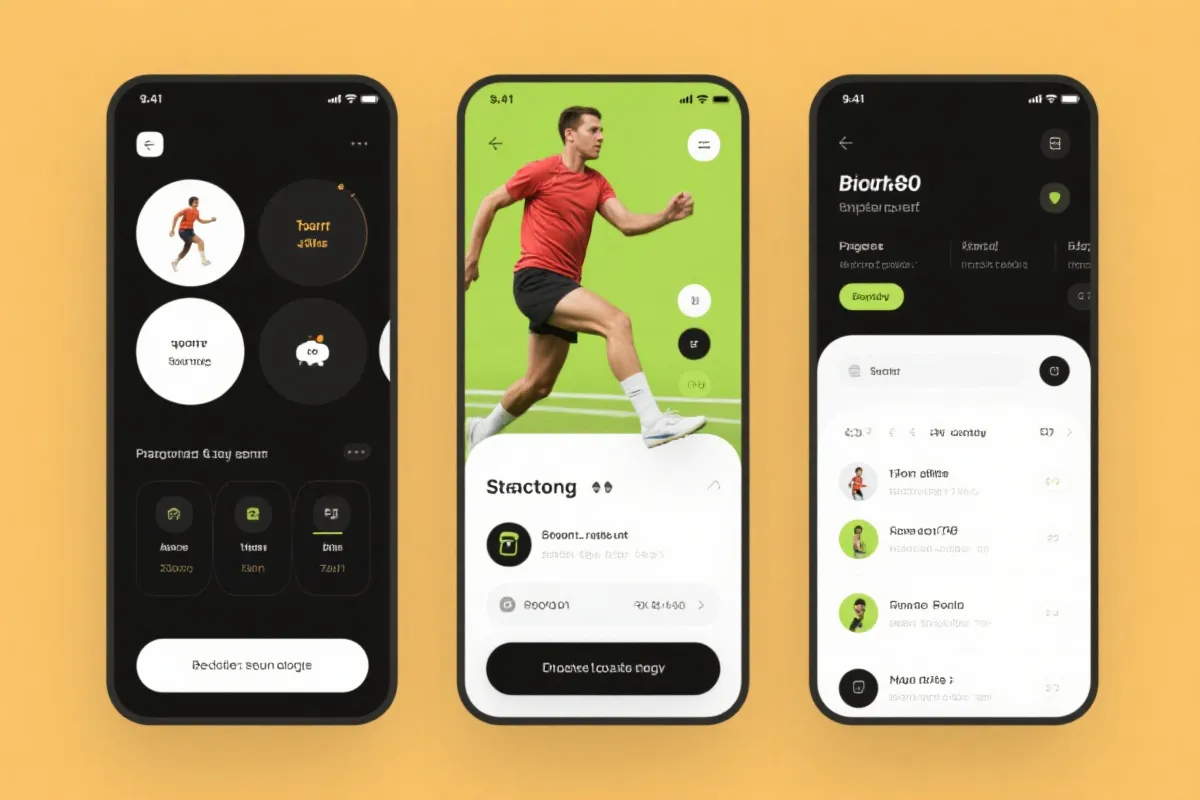 移动端体育应用界面